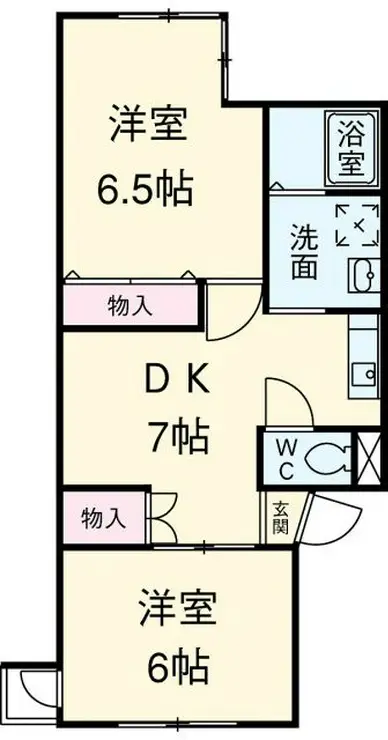パール仲町マンション 1階階 間取り