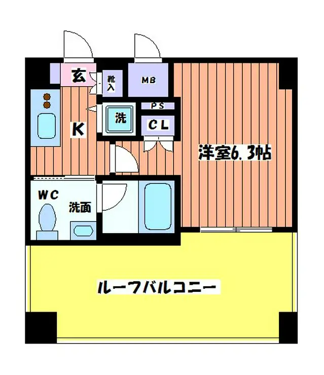 レアライズ立川AZ 6階階 間取り