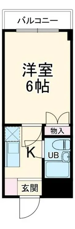 パレスダイヤモンド 4階階 間取り