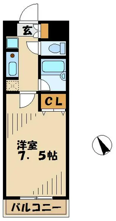 ルピナス1 2階階 間取り