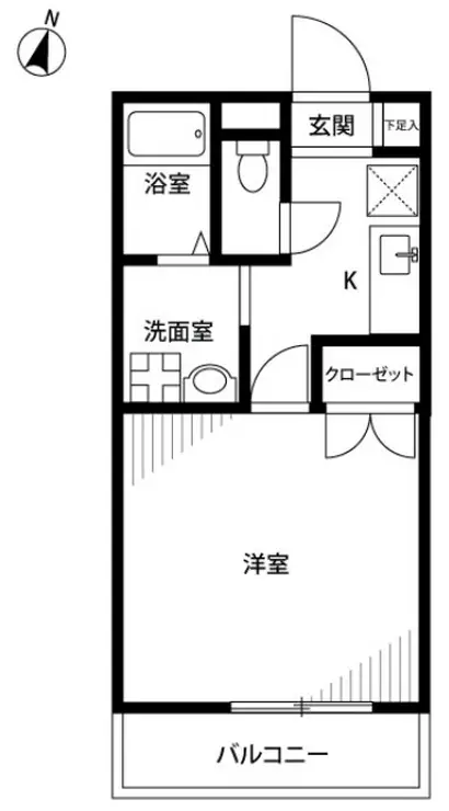 アンプルール フェール ブゥルジョン 1階階 間取り
