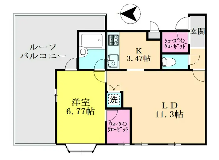 サントノーレ成増 4階階 間取り