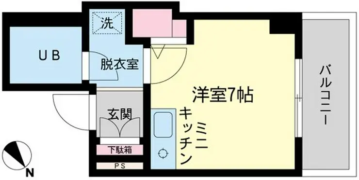 フォレストコート 6階階 間取り