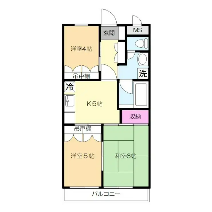 シティコーポパルナス小手指 3階階 間取り