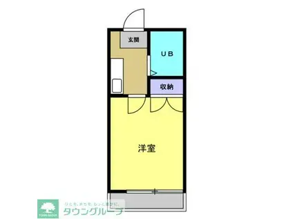 リュエル金沢文庫(1K/1階)の間取り写真