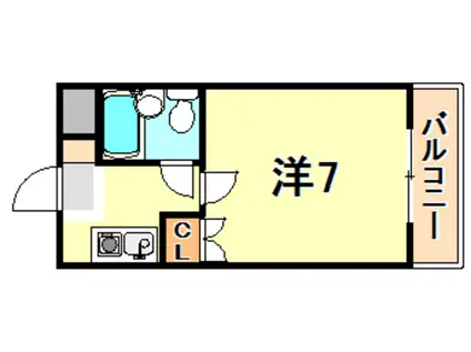 グラン・マ・OHATA(1K/3階)の間取り写真