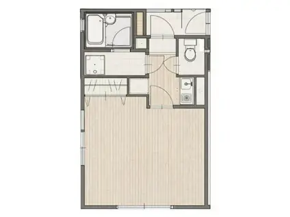 ヒルサイド山手壱番館(1K/1階)の間取り写真