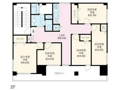TCRE東大前(ワンルーム/3階)の間取り写真