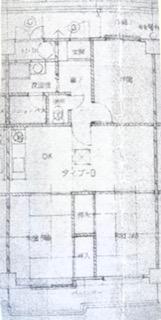 小林ビル(3LDK/3階)の間取り写真