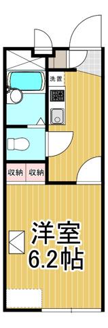 レオパレスKAMISHO(1K/1階)の間取り写真