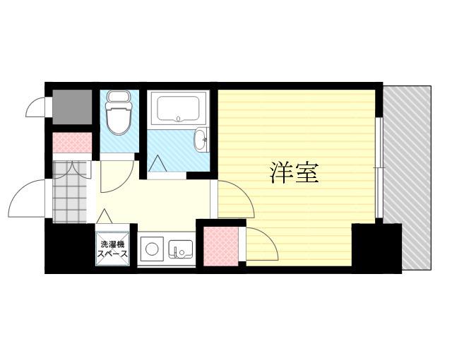リーガル新大阪Ⅴ(1K/11階)の間取り写真