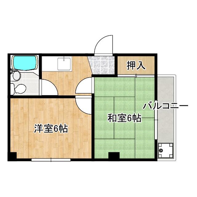 CASA.NASU(2K/3階)の間取り写真