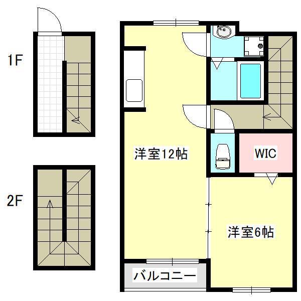 ST.PAL(1LDK/3階)の間取り写真