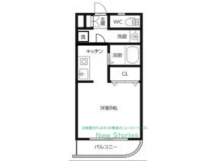 第3鈴江マンション(1K/1階)の間取り写真