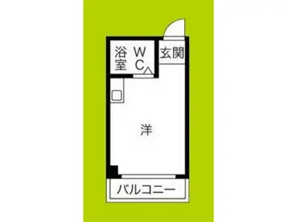 プレアール塚本VII(ワンルーム/1階)の間取り写真