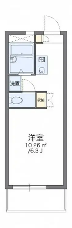 レオパレスサニーコートイシガキ 2階階 間取り