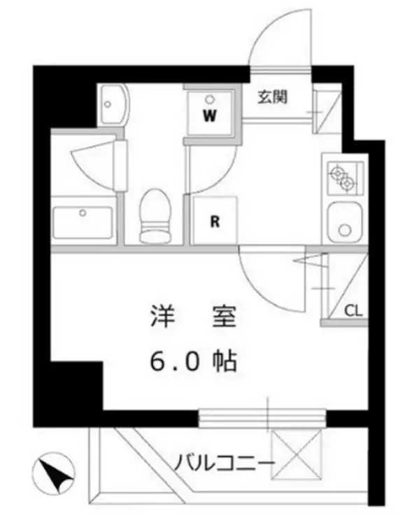 ハーモニーレジデンス田町 4階階 間取り