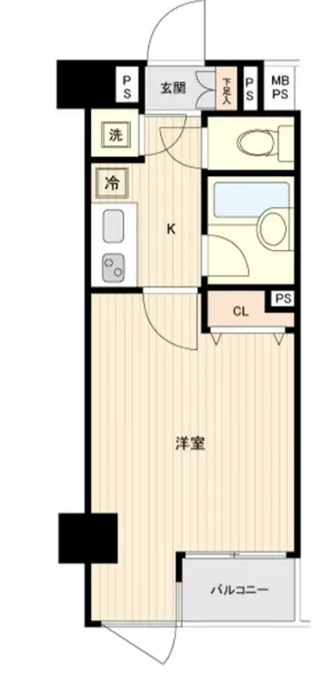 パークウェル御茶ノ水 4階階 間取り