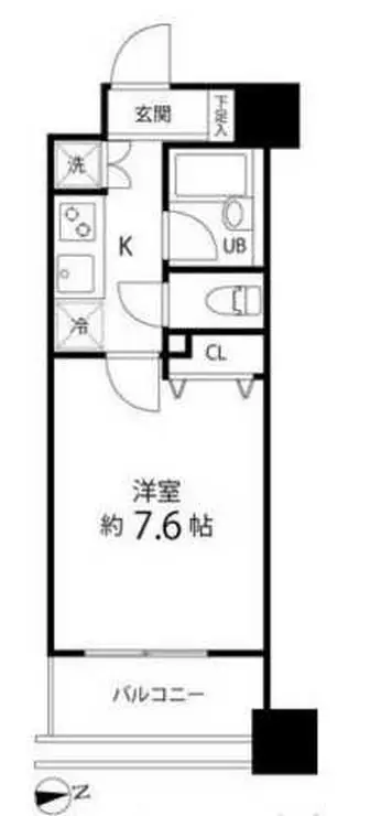 スペーシア秋葉原 10階階 間取り