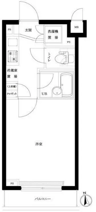 ルーブル大鳥居 5階階 間取り