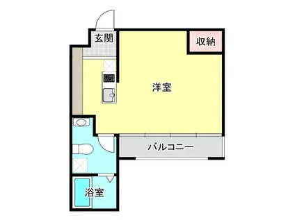 ARCO15(ワンルーム/2階)の間取り写真