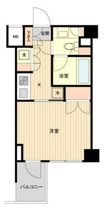 萩中イースト 3階階 間取り