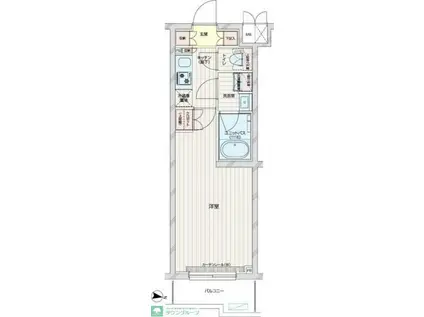 ルーブル練馬赤塚(1K/5階)の間取り写真