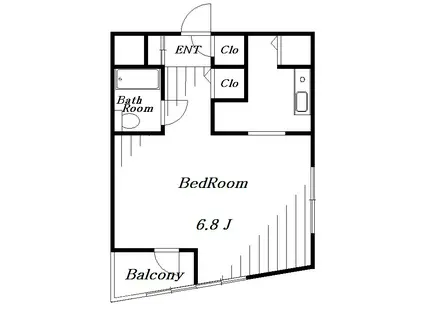 メゾン協心(ワンルーム/3階)の間取り写真