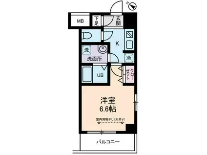 ロイヤルブルーム(1K/3階)の間取り写真