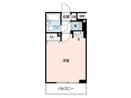 マイナビSTAYパレス品川大森(ワンルーム/4階)の間取り写真