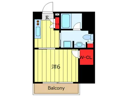 ステイシス町屋(1K/4階)の間取り写真