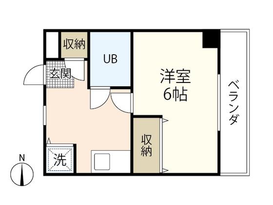 センチュリーロイヤル岡山(1K/4階)の間取り写真