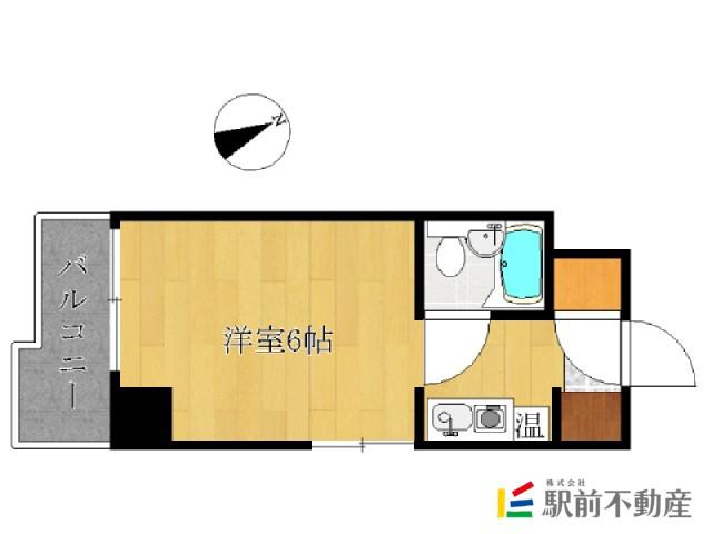エスポワール箱崎(ワンルーム/5階)の間取り写真