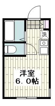 G・Aパーク弘明寺 A棟(1K/2階)の間取り写真