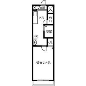 リアライズ岐阜駅前(1K/10階)の間取り写真
