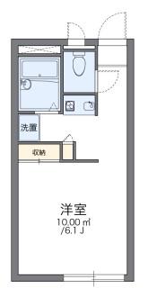 レオパレスパールライト(1K/2階)の間取り写真