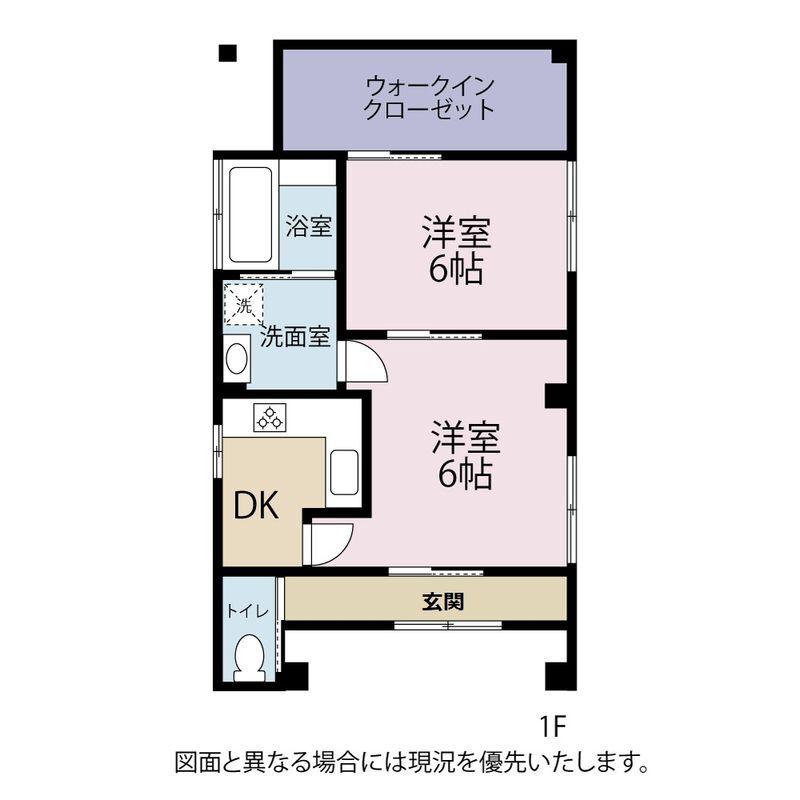 VILLETTA(2K/1階)の間取り写真