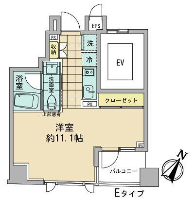 AZ日本橋人形町(ワンルーム/3階)の間取り写真