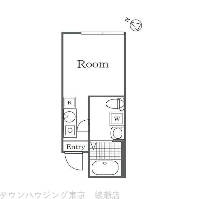 BOASORTE五反野(ワンルーム/2階)の間取り写真
