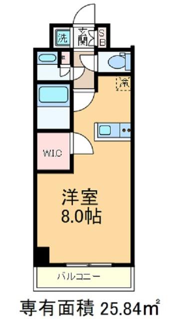 レオーネ王子飛鳥山(1K/4階)の間取り写真