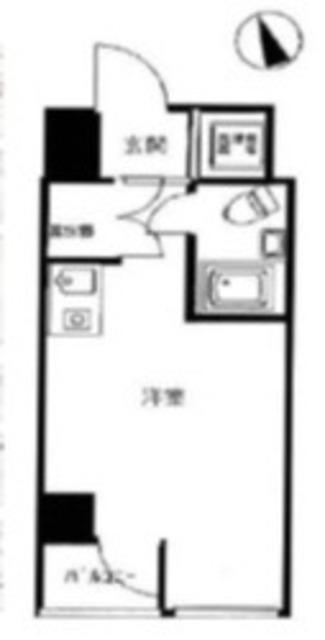 グローリア駒込(ワンルーム/3階)の間取り写真