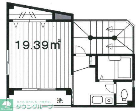 PIKI HOUSE(1K/3階)の間取り写真
