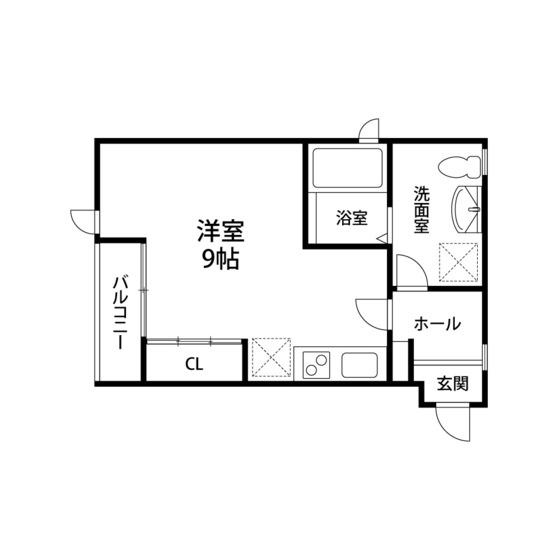 ピノ・ウィスタ(ワンルーム/2階)の間取り写真