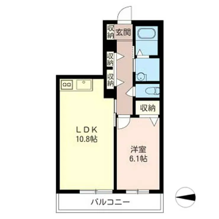 ハウスルミエール 2階階 間取り
