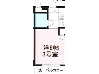 ディジィ川崎(1K/8階)の間取り写真