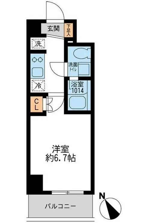 アーデン門前仲町 3階階 間取り