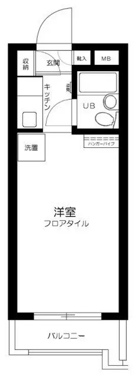 スカイコート洗足池 2階階 間取り