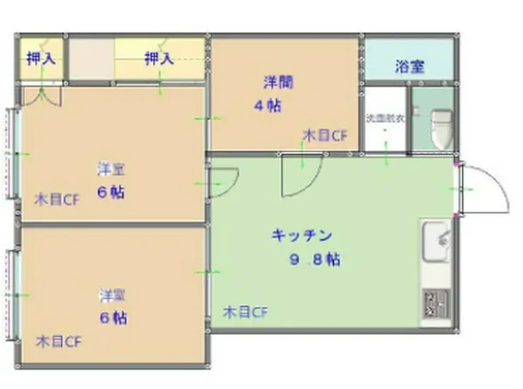 新松戸ニューハイツ 2階階 間取り