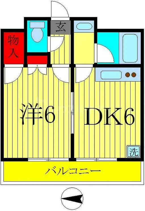 三宏ビル 4階階 間取り