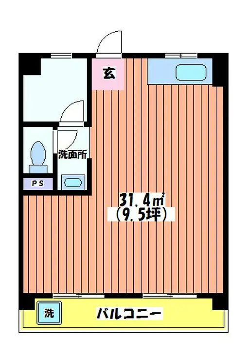 ヴィラ・フェニックス 2階階 間取り
